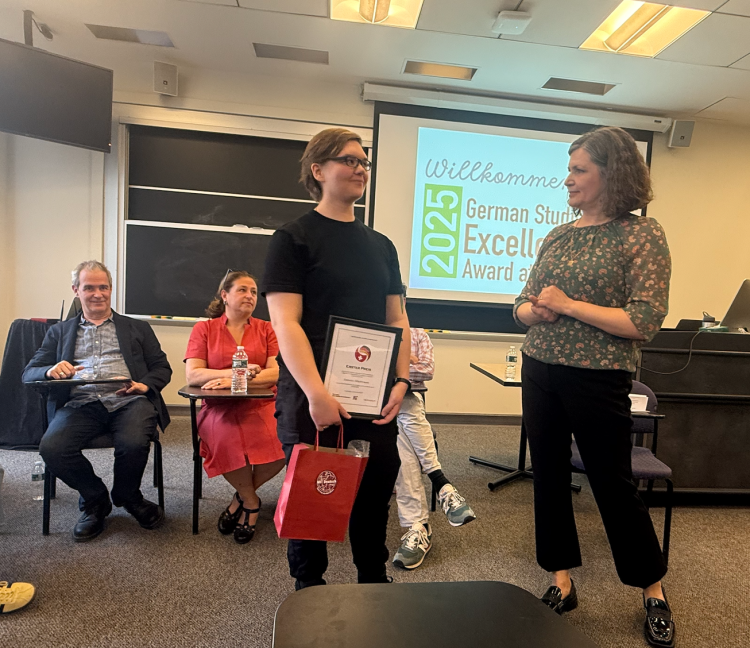 Laudatory speech for First Prize winner Tamara Hinderman